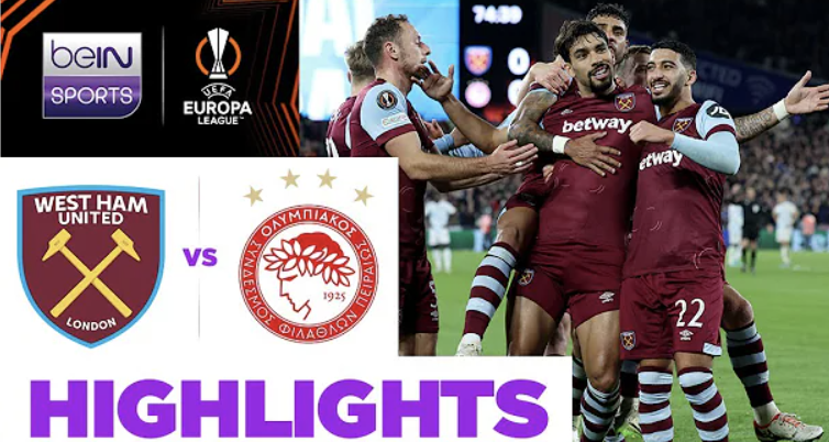 West Ham United 1-0 Olympiacos | ยูโรปา ลีก ไฮไลต์ Europa League 23/24